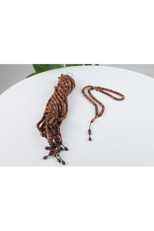 8 mm Kördiken Ağacı 99’lu Namaz Tesbihi – Özel Sistem İmameli, Ele Oturan Tok Tane ve Dayanıklı Doğal Tespih-4