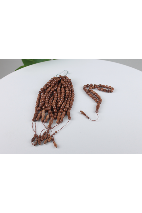 10 mm Büyük Boy Mısır Kuka Namaz Tesbihi – Ele Oturan Dolgun Tane, Doğal Dokulu ve Zamanla Parlayan Koleksiyonluk Tespih