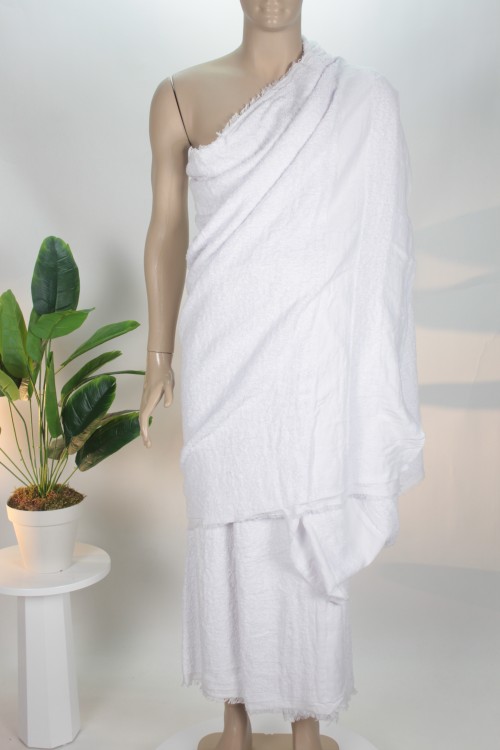 Lüx Yetişkin İhramı (110 - 220 boy)  – 1250 Gram %100 Saf Pamuk Havlu Dokulu