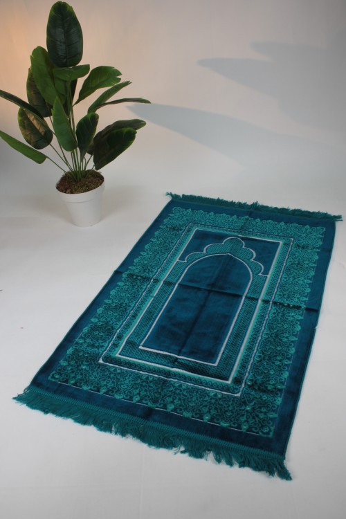 Turkuaz Simli Seccade