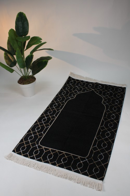 Siyah Saçaklı Şönin Seccade 