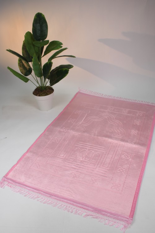 Pembe Peluş Seccade