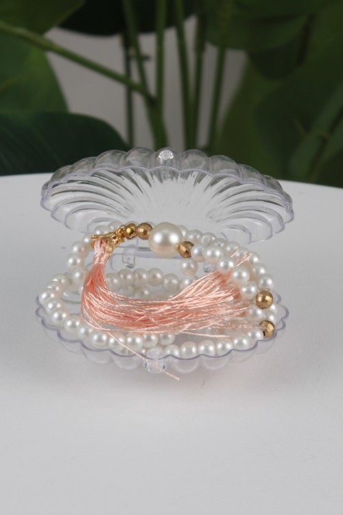 Beyaz Midye İnci Tespih