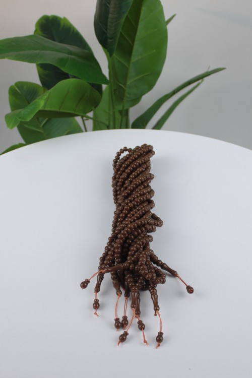 Kahverengi -2 Mono 8 mm Tespih – 10’lu Ekonomik Deste