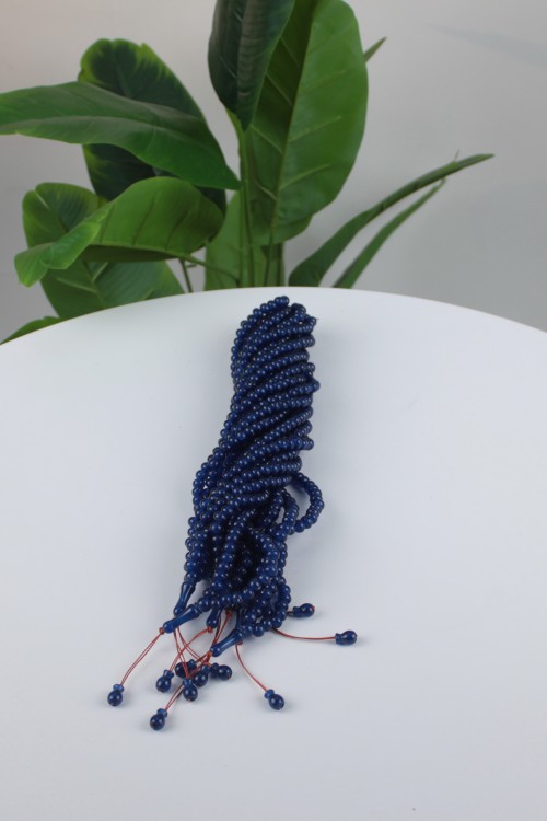 Mavi-2 Mono 8 mm Tespih – 10’lu Ekonomik Deste