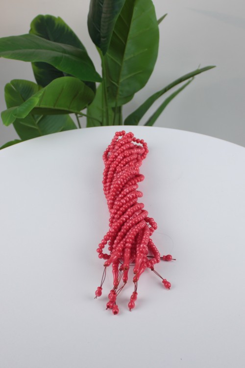 Pembe Mono 8 mm Tespih – 10’lu Ekonomik Deste