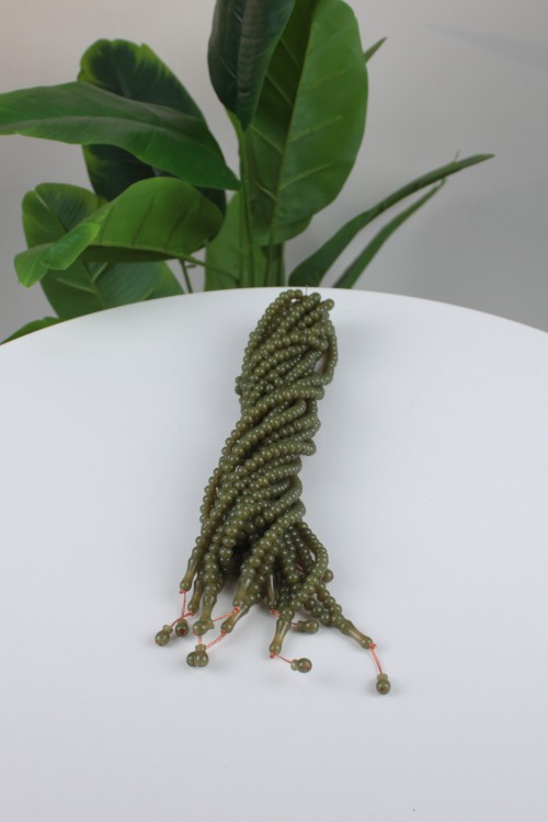 Yeşil-4 Mono 8 mm Tespih – 10’lu Ekonomik Deste