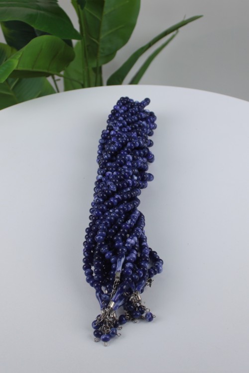 Lacivert - 3 1. Sınıf 10 mm Mono Tespih – 10’lu Ekonomik Deste