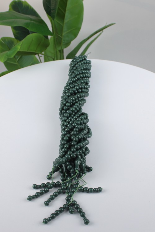 Yeşil 14 mm Mono İri Taneli Tespih – 10’lu Ekonomik Deste