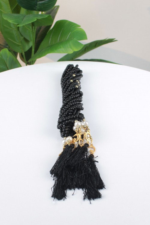 Birinci Sınıf Uzun Püsküllü Cam İnci Tespih – 10’lu Ekonomik Deste