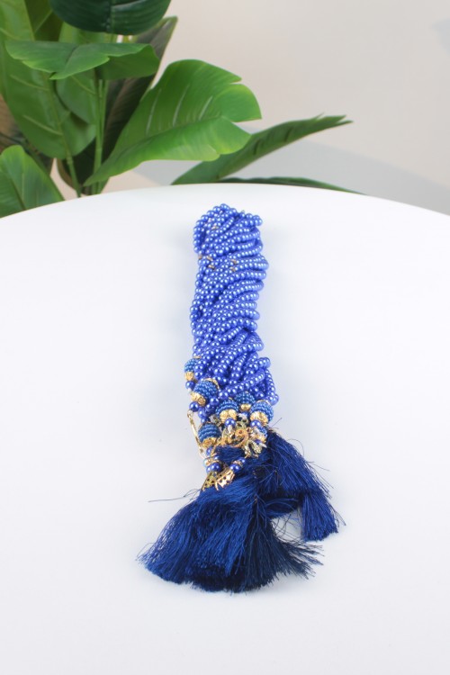 Birinci Sınıf Uzun Püsküllü Cam İnci Tespih – 10’lu Ekonomik Deste