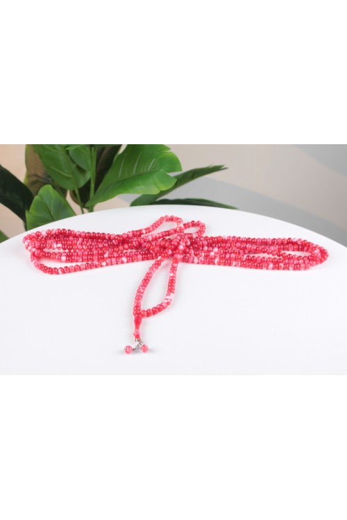 Kırmızı Birinci Sınıf 10 mm Mono 500’lü Büyük Tespih