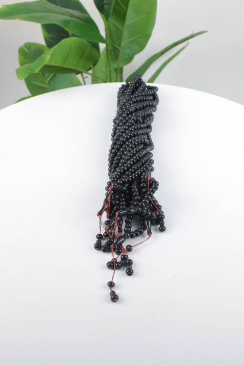 Siyah 10 mm Mono Tespih – 10’lu Ekonomik Deste