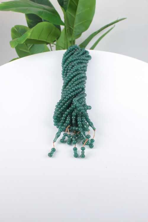 Yeşil 10 mm Mono Tespih – 10’lu Ekonomik Deste