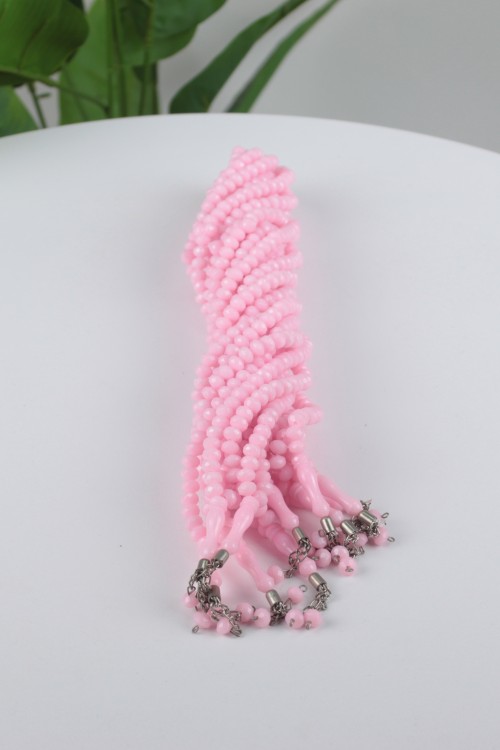 Pembe 1. Sınıf Kesme 8 mm Tespih – 10’lu Ekonomik Deste