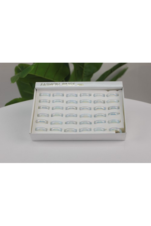 Doğal Akik Yüzük Karışık Beden Set – 36’lı paket-12