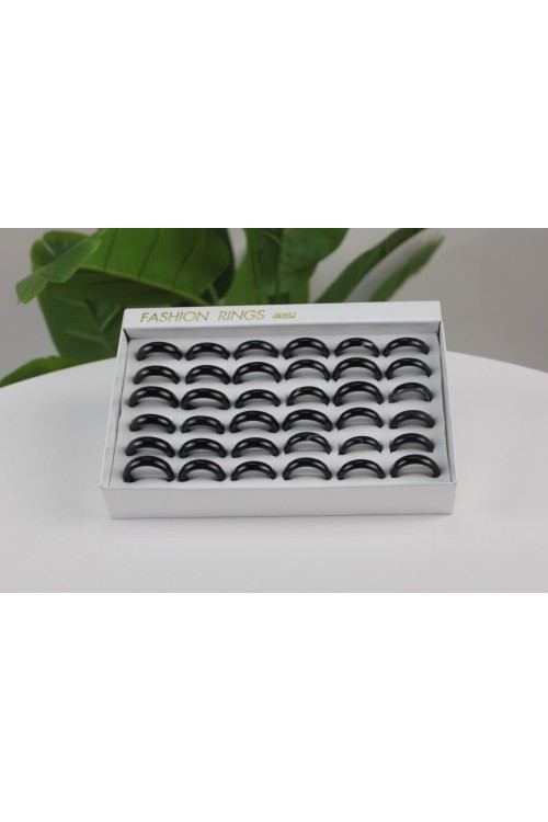 Doğal Akik Yüzük Karışık Beden Set – 36’lı paket-4