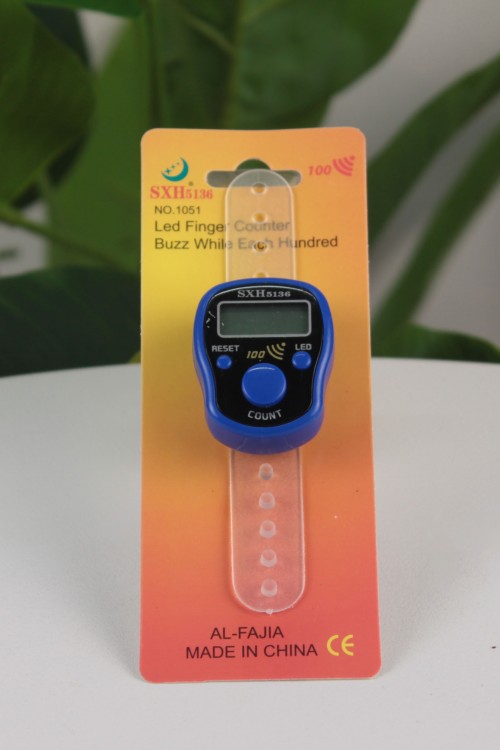 Mor Alarmlı ve LED Işıklı Dijital Zikirmatik – Her Yüzde Uyarı Veren Akıllı Sayaç