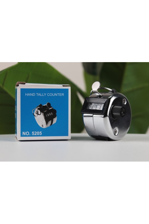 Klasik Metal Mekanik Zikirmatik – Elde Taşınabilir Manuel Numaratör Sayaç