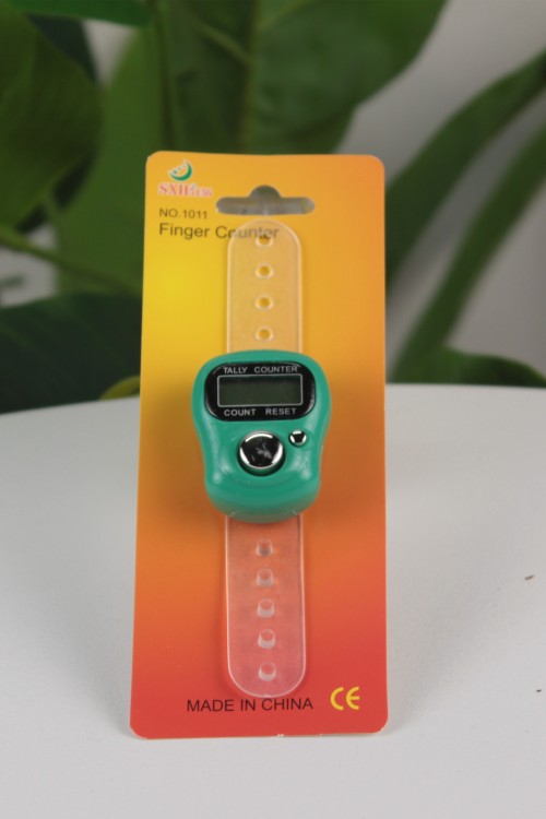 Yeşil Dijital Yüzük Zikirmatik – Pratik Kullanımlı Standart Parmak Sayacı