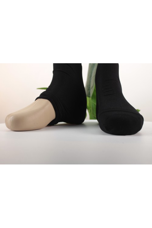 Siyah Abdest Çorabı – Hac ve Umre İçin Pratik Tasarımlı, Esnek ve Konforlu Mestsiz Abdest Çorabı