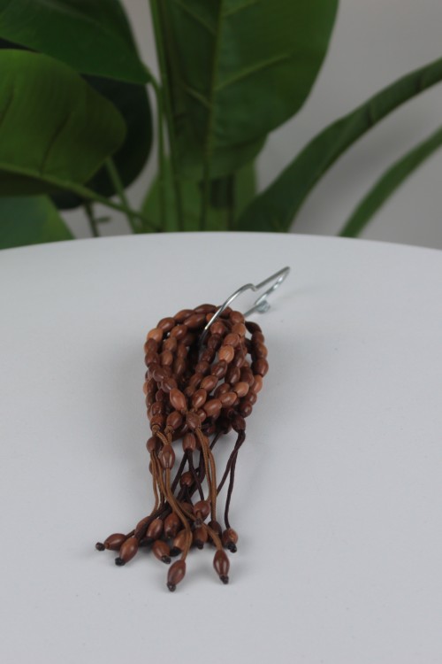 Hakiki Mısır Kuka Ayarlanabilir Bileklik – Doğal Ahşap Dokulu, Şık ve Dayanıklı Hac-Umre Hediyelik Erkek Bileklik