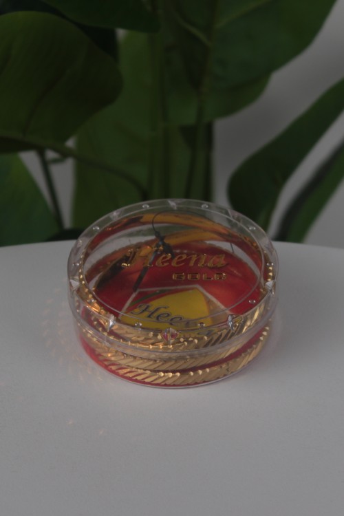 4’lü Altın Kaplama Çelik Bilezik Seti – Kararma Yapmaz, Özel Desen İşlemeli ve Şık Günlük Kullanım Takı Seti-2