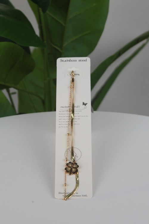 Özel Figürlü Lüks Çelik Bileklik Koleksiyonu – 316L Paslanmaz Çelik, Kararma Yapmaz Altın Kaplama ve Zirkon Taşlı Şans Bileklikleri-4