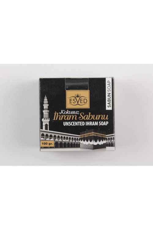 Esved Kokusuz İhram Sabunu 100 gr – Hac ve Umre İçin Özel Formüllü, Alkolsüz ve Uzun Süreli Kullanım Sağlayan Katı Sabun