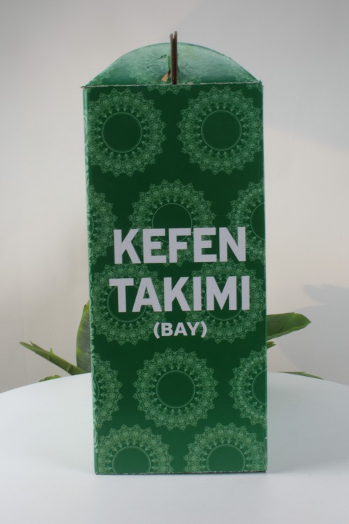 Erkek Kefen Takımı – Eksiksiz Set, 2 Parça Pamuklu Kefen ve İhtiyaç Duyulan Tüm Hijyen Malzemeleriyle Birlikte