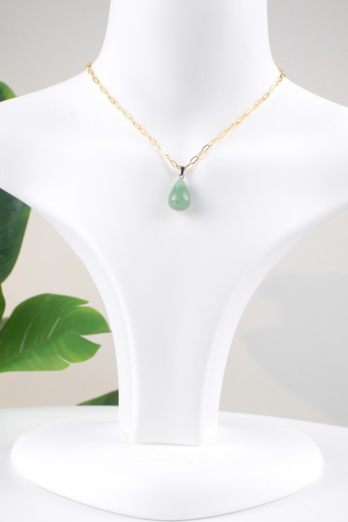 Aventurin Taşı -3 Özel Ahşap Kutulu Doğal Taş Kolye Koleksiyonu – Hakiki Şifalı Taşlar, Bilgi Kartlı ve Hediye Konseptli Tasarım Kolyeler