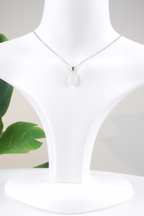 Pembe Kuvars Taşı -2 Özel Ahşap Kutulu Doğal Taş Kolye Koleksiyonu – Hakiki Şifalı Taşlar, Bilgi Kartlı ve Hediye Konseptli Tasarım Kolyeler