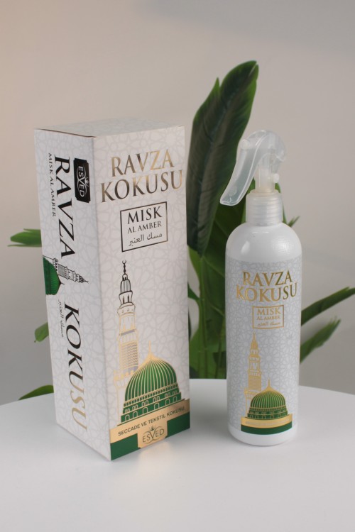 Ravza Kokusu Oda Spreyi (Misk Al Amber) – Manevi Huzur Veren, Kalıcı Oda ve Seccade Parfümü