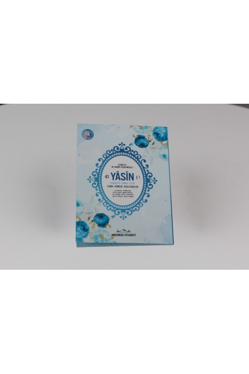 10 Adet Mavi 80 Sayfa Karton Kapak Yasin-i Şerif – Çanta Boy, Türkçe Okunuşlu, Mealli ve Arapça Metinli Ekonomik Mevlit Kitabı