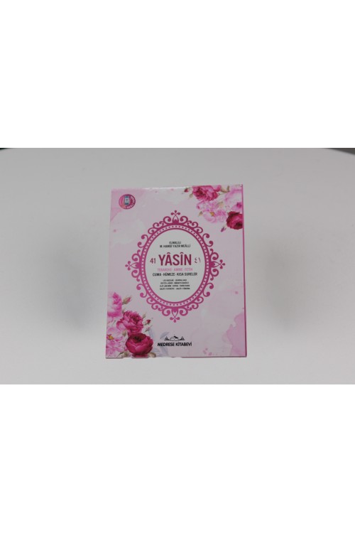 10 Adet Pembe 80 Sayfa Karton Kapak Yasin-i Şerif – Çanta Boy, Türkçe Okunuşlu, Mealli ve Arapça Metinli Ekonomik Mevlit Kitabı