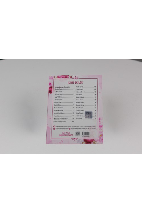 10 Adet Pembe 80 Sayfa Karton Kapak Yasin-i Şerif – Çanta Boy, Türkçe Okunuşlu, Mealli ve Arapça Metinli Ekonomik Mevlit Kitabı