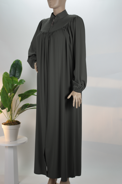 Antrasit Omuzdan Robalı Krep Ferace