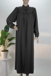 Siyah Omuzdan Robalı Krep Ferace
