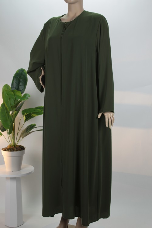 Haki Extra Battal Medine İpeği Ferace