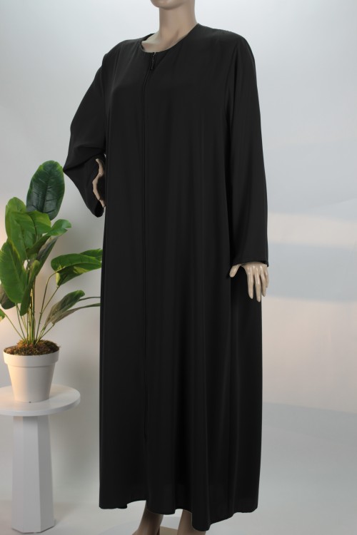 Siyah Extra Battal Medine İpeği Ferace